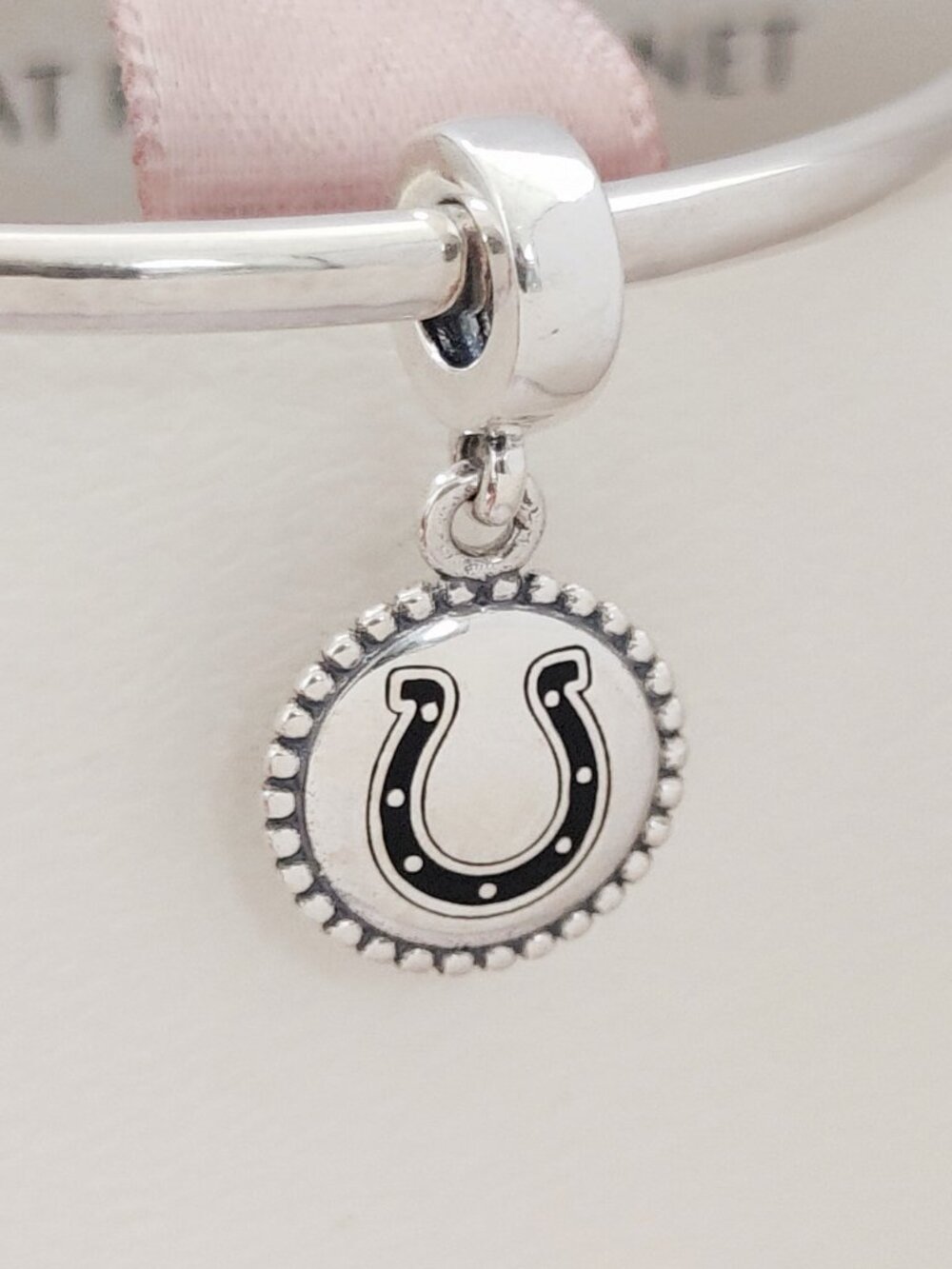 Pandora Indianapolis Colts NFL Logo Exclusive Dangle Charm Sterling Silver